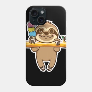 Sloth hangout Phone Case