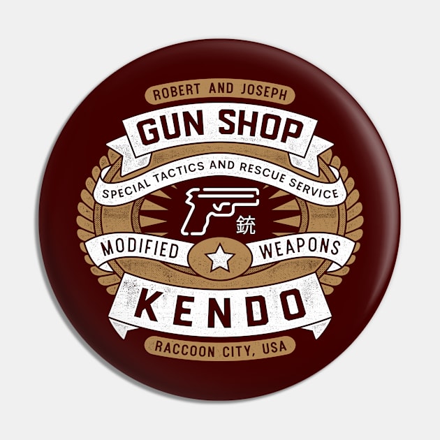 Kendo Gun Shop Emblem Pin by Lagelantee