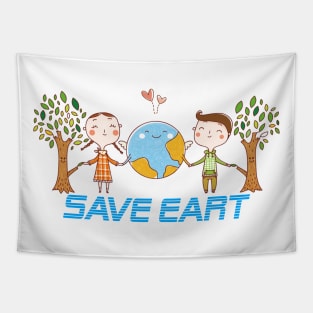 Save Earth - Earth Day 50th Anniversary Tapestry