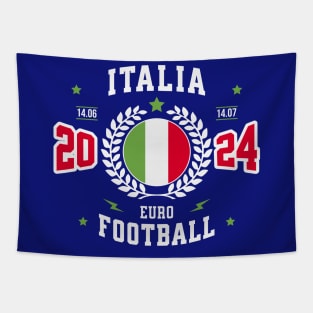 Italia Football Supporter 2024 Tapestry