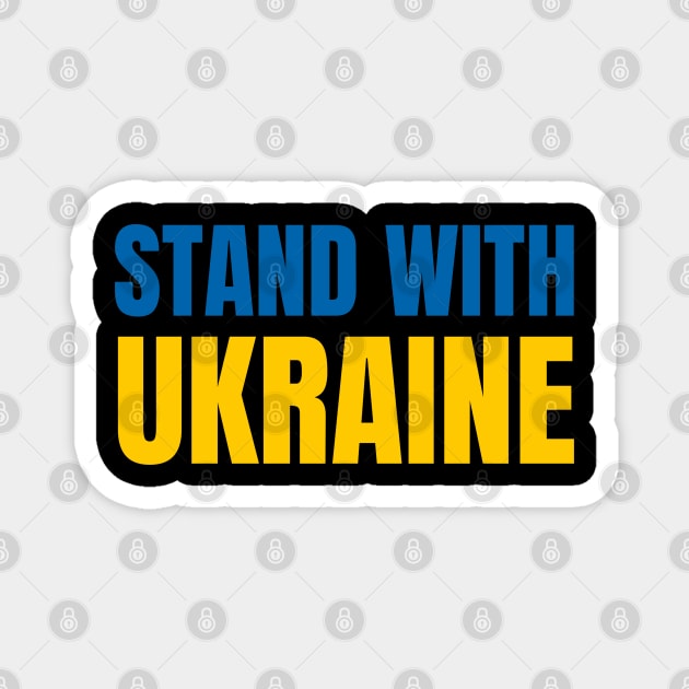 Stand With Ukraine Magnet by ShopBuzz