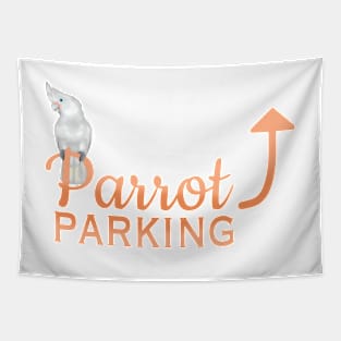 Parrot Parking - Goffin's Cockatoo Tapestry