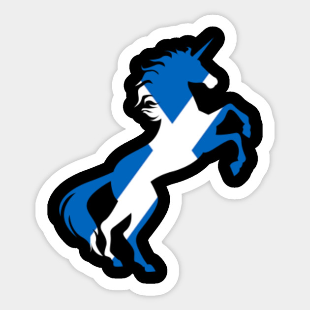 Unicorn Scotland Flag Magical Unicorn Scottish Design Unicorn