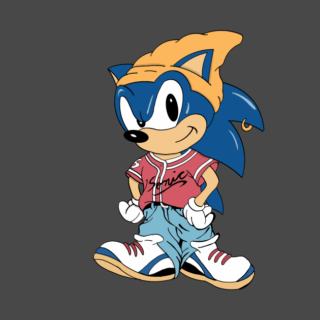 Sonic Hip Hop Vintage Recreation by Oh Hey It’s Mikes Stuff