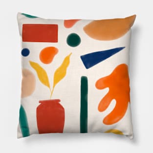 Mid Century Garden Pillow