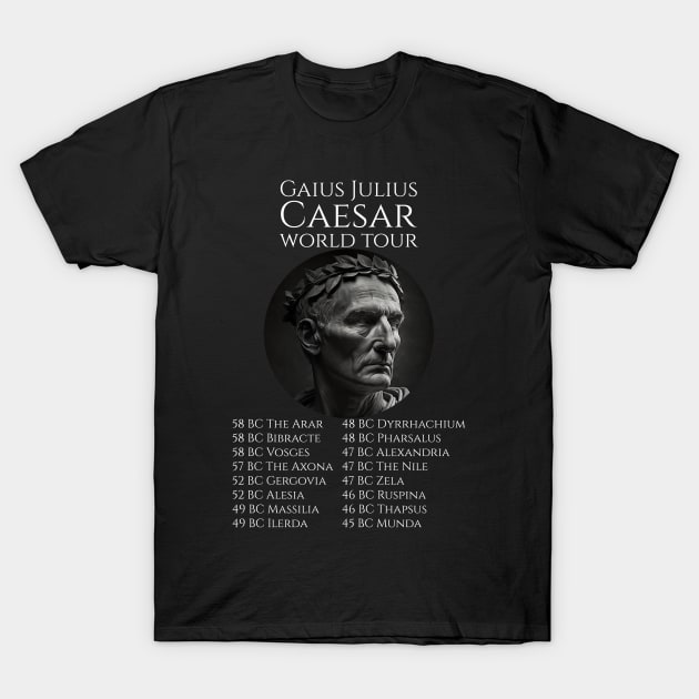 Spqr Ancient Rome T-Shirt - Gaius Julius Caesar World Tour Spqr Ancient Rome T-Shirt - Gaius Julius Caesar World Tour