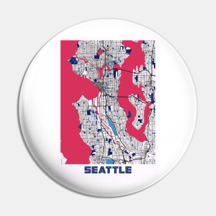 Seattle - United States MilkTea City Map Pin