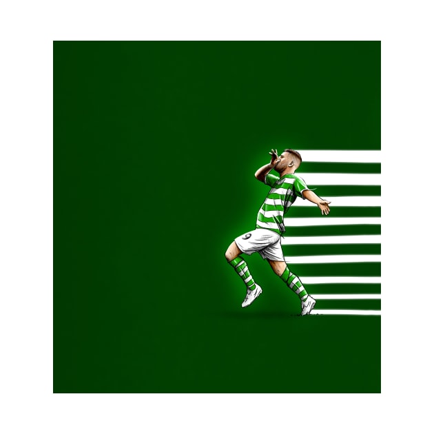 Jack Byrne - Shamrock Rovers League of Ireland Football Artwork by barrymasterson