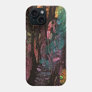 Abstraction. Autumn mountains Phone Case