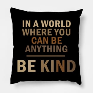 Be Kind, African American, Black Lives Matter, Black Pride Pillow