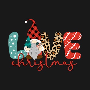 Cute Gnome Love Christmas, Xmas Gift for Gnome Lovers, Funny T-Shirt