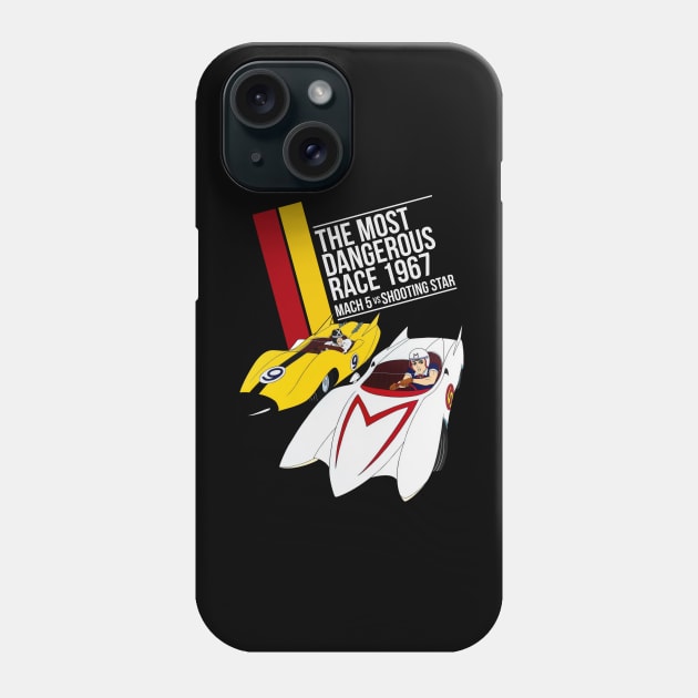 THE MOST DANGEROUS SPEED RACER Phone Case by GOAT777