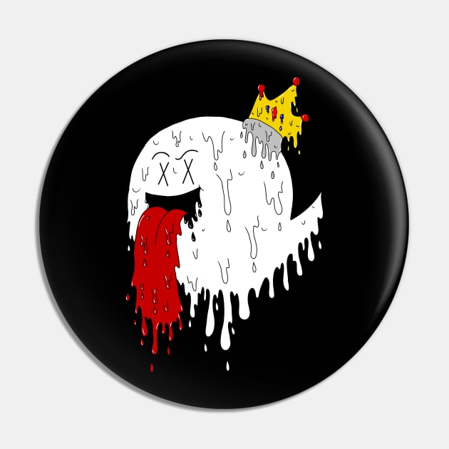 King Boo Too Drippy Pin by HubstheMexicano