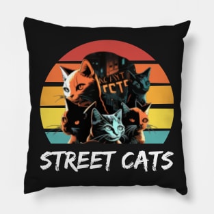 Street Cats Pillow