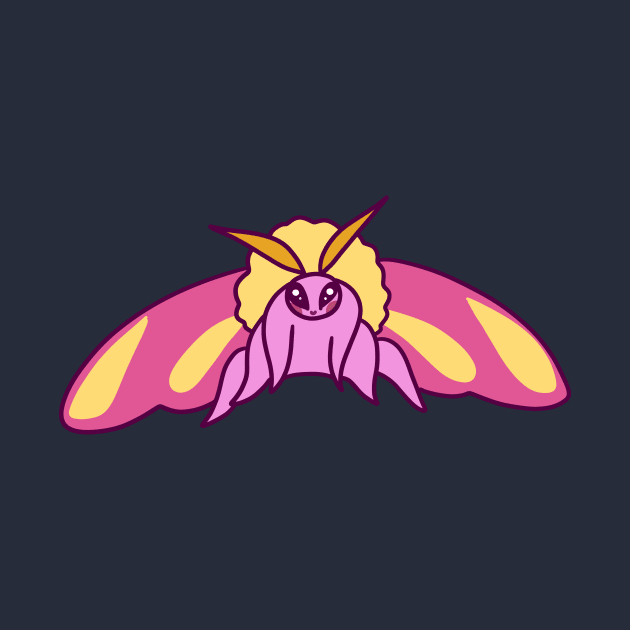 Rosy Maple Moth by saradaboru