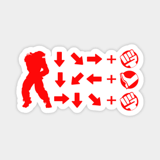 Street Fighter Moves - Ryu Magnet