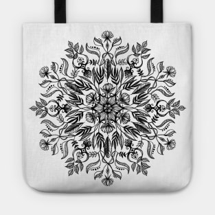 Thrive - Monochrome Mandala Tote