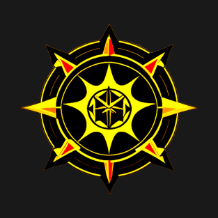 Celestial Compass Emblem - Guiding Star Crest T-Shirt