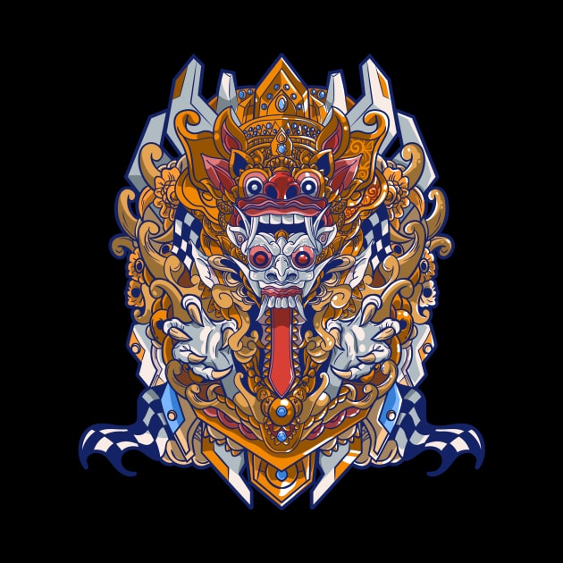 BARONG RANGDA HEAD by twelvestd