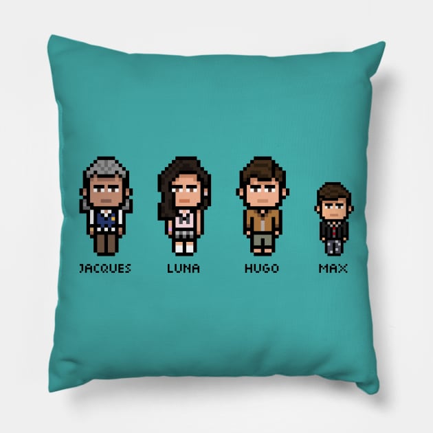 The Villareals (The Sims 4) Pillow by TheBanannaTheory