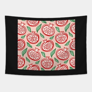 Juicy Summer Fruit Pattern Tapestry