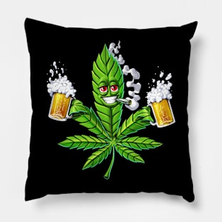 Cannabis Beer Pillow