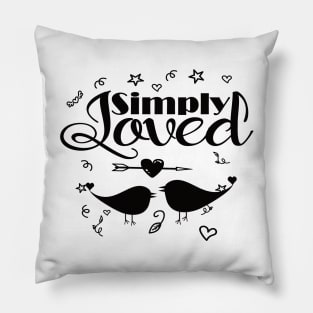 valentines day by chakibium Pillow