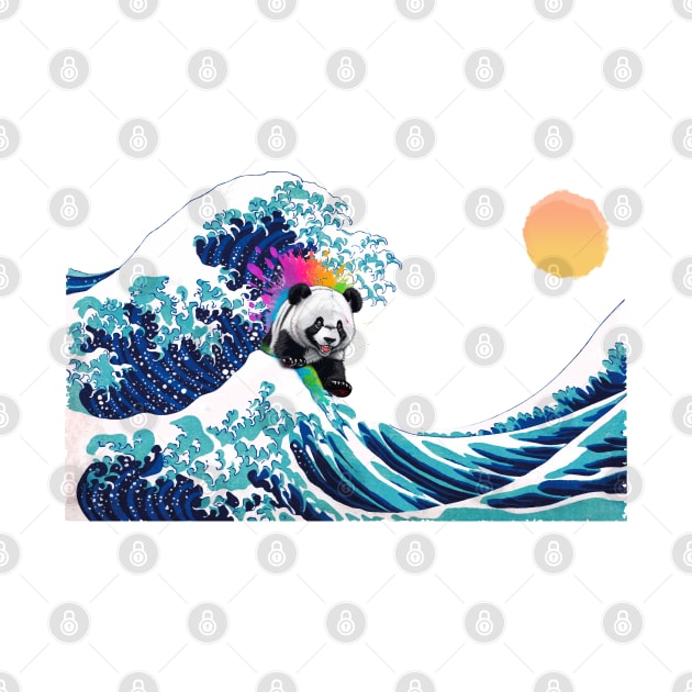 Panda Surf by mafiatees.intl