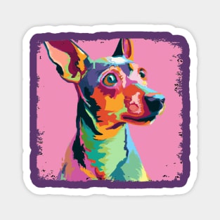 Rat Terrier Pop Art - Dog Lover Gifts Magnet