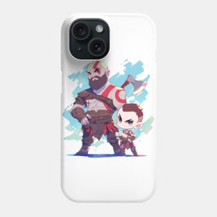 kratos and atreus Phone Case