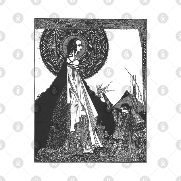 "I Would Call Aloud Upon Her Name" by Harry Clarke by rogerstrawberry