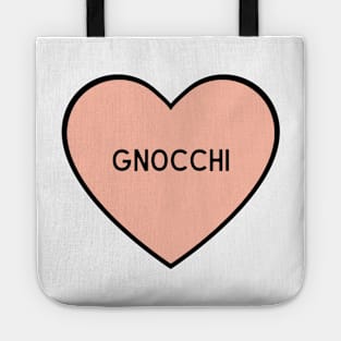 I Love Gnocchi Heart Shape Tote