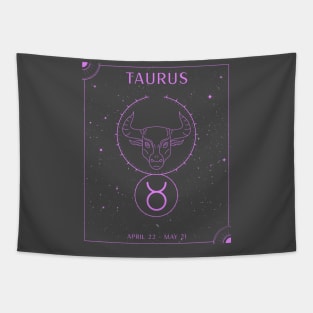 Taurus Bull Zodiac V2 Tapestry