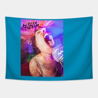 Croadcore Scream Therapy logo Cristy R. Road Tapestry