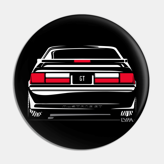 Foxbody Ford Mustang GT 5.0 Pin by LYM Clothing