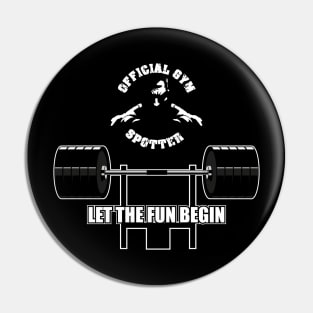 Gym Spotter Bench Pin