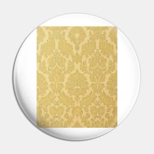 Golden baroque pattern Pin