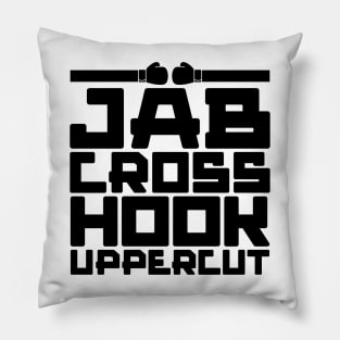 Jab Cross Hook Uppercut Pillow
