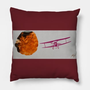 Flying Past an Anomaly -2 Pillow