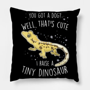 Crested Gecko Tiny Dinosaur Pillow