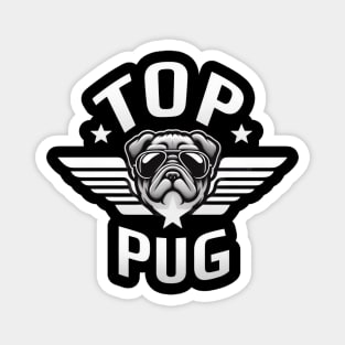 Top Pug Magnet