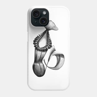 Botanical Carnivorous Plant Drawing Nepenthes Edwardsiana Pitcher Phone Case