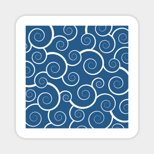 Blue Spiral Waves Magnet