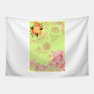 flower rush Tapestry