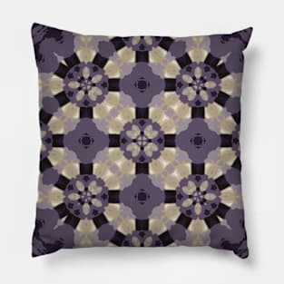 Purple Mandala Spanish Tile Pillow