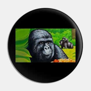 That Really Rustled My Jimmies Gorilla Meme Pin