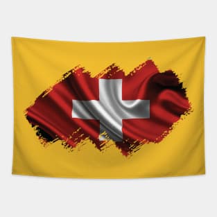 Swiss Flag Tapestry