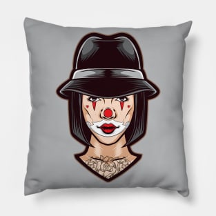 Clown girl Pillow