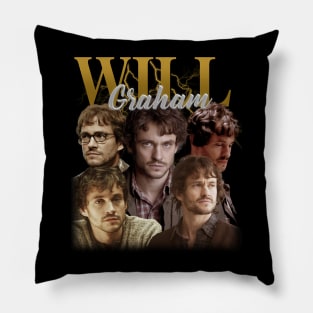 VINTAGE BOOTLEG WILL GRAHAM RETRO Pillow