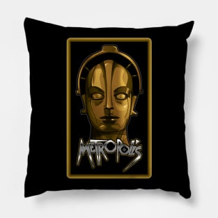 Metropolis, 1927, film, Fritz Lang, maria, robot Pillow